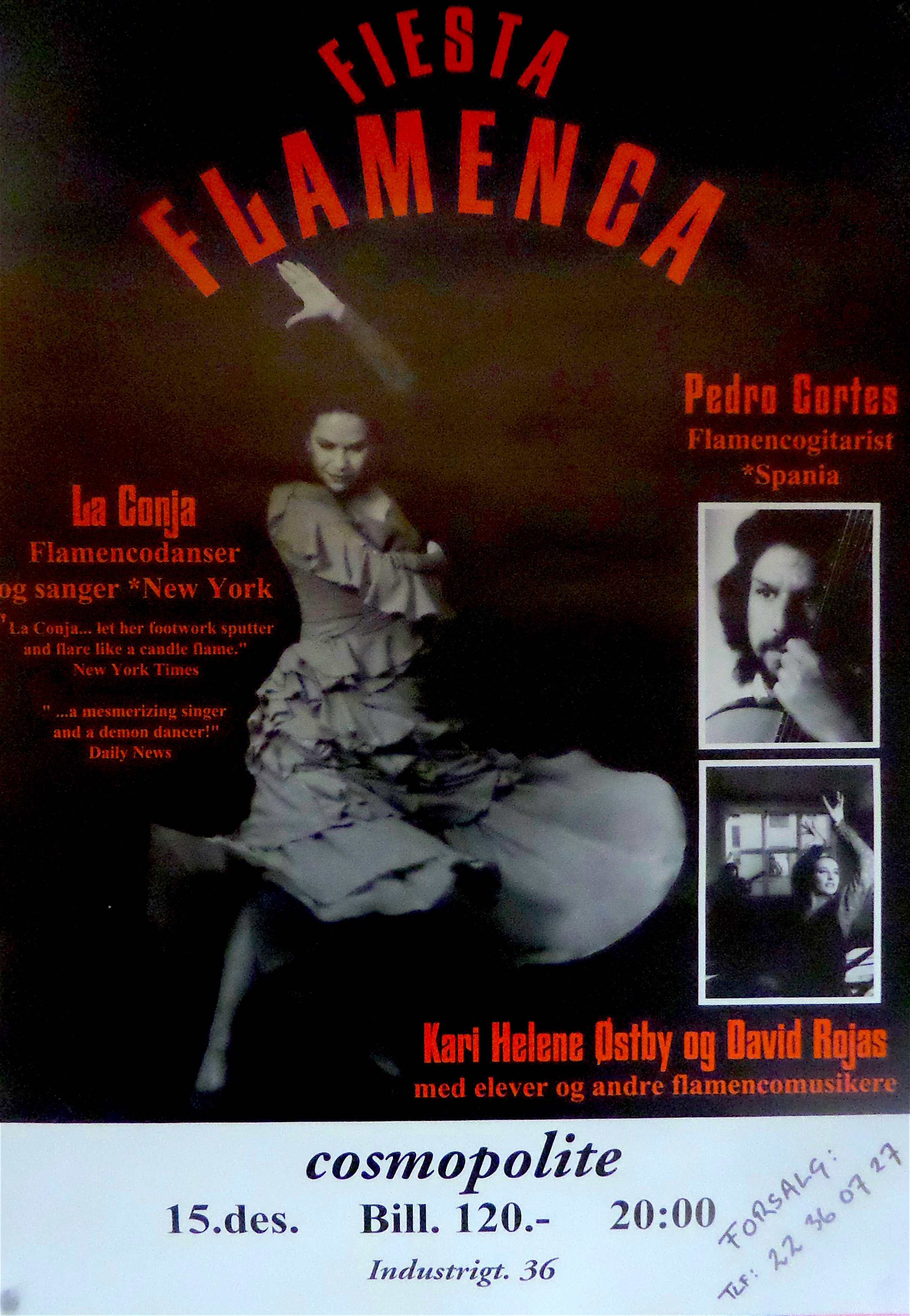 Plakat Fiesta Flamenca Conja
